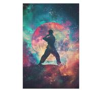 Puzzle pour Adultes 75x50cm/1000pcs Jujitsu Galaxy Silhouette Casse-tête pour Adolescents Jeu De Réflexion Analyse Et Logique Jeu Stimulant Cadeaux 75x50cm/1000pcs