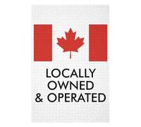 Puzzle pour Adultes 75x50cm/1000pcs Local Operator Canada Puzzles pour Adolescents : Jouets Anti-Stress, Amusants Et Humoristiques, Difficiles Et Stimulants 75x50cm/1000pcs