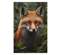 Puzzle pour Adultes 75x50cm/1000pcs Red Fox Casse-tête pour Adolescents, Jeu De Réflexion, Course De Vitesse Manuelle, Cadeaux Uniques d'anniversaire Et De Noël 75x50cm/1000pcs