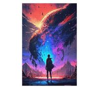 Puzzle pour Adultes 75x50cm/1000pcs Silhouette Before Cosmic Wonder Puzzles pour Adolescents Jeux Familiaux Analyse Et Logique Interaction Parent-Enfant 75x50cm/1000pcs