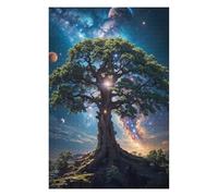 Puzzle pour Adultes 75x50cm/1000pcs Tree of Light Puzzle pour Adultes Jeux Relaxants Assemblage De Motifs Cadeaux Uniques pour Anniversaire Et Noël 75x50cm/1000pcs