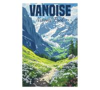 Puzzle pour Adultes 75x50cm/1000pcs Vanoise National Park Puzzle Jeux De Détente Décoration Intérieure Cadeaux Uniques pour Anniversaire Et Noël 75x50cm/1000pcs