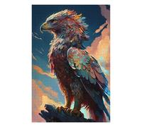 Puzzle pour Adultes 75x50cm/1000pcs Winged Guardian Griffin Puzzles pour Adultes Jeu Familial Difficile Jeu Stimulant Cadeaux 75x50cm/1000pcs