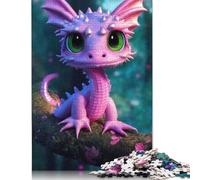 Puzzle pour Adultes, adorables bébés Dragons, 500 pièces, Puzzle en Bois, Jeu éducatif Familial, 500 pièces (52 x 38 cm)