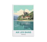 Puzzle pour Adultes, Aix-Les-Bains, France, Puzzle en Papier de 2000 pièces, Jeu de décompression pour Adultes, 100 x 70 cm