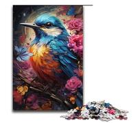 Puzzle pour Adultes Animal Spirituel psychédélique coloré Moineau 1000 pièces Excellent Cadeau adapté aux Adolescents de 14 Ans et Plus 1000 pièces (38 x 26 cm)