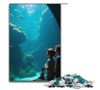 Puzzle pour Adultes Aquarium 1000 pièces Puzzle en Bois pour Enfants à partir de 12 Ans Jouets éducatifs 1000 pièces (38 x 26 cm)