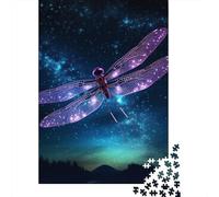 Puzzle pour Adultes Art Star Libellule 1000 pièces Puzzles en Bois Puzzle Adultes et Jeu Stimulant 1000 pièces (75 x 50 cm)