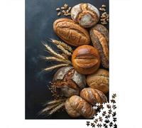 Puzzle pour Adultes, Artisan Breads, 1000 Pièces, 70x50cm/1000pcs; Pièces Blanches avec Peu De Poussière; Moment Calme À La Maison
