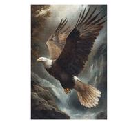 Puzzle pour Adultes avec Motif Bald Eagle in Flight, Format 1000 PCS