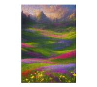 Puzzle pour Adultes avec Motif Enchanted Valley of Flowers, 300 PCS