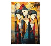 Puzzle pour Adultes avec Motif Modern Cubist Vision of The Three Graces, Format 1000 PCS