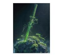 Puzzle pour Adultes avec Motif The Verdant Sword, 500 PCS