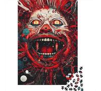 Puzzle pour Adultes Blood Red Shadow 500 pièces Puzzles en Bois Puzzle Adultes et Jeu Stimulant 500 pièces (52x38cm)