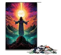 Puzzle pour Adultes Brésil Jésus Sauveur 14 1000 pièces Puzzle Excellent Cadeau Convient aux Adolescents de 14 Ans et Plus 75x50cm