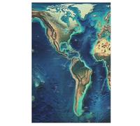 Puzzle pour Adultes Carte 1000 Pièces Puzzle en Bois pour Adultes Et Enfants À Partir De 12 Ans Puzzle Éducatif Jeu Familial （78×53cm）