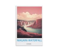 Puzzle pour Adultes, Chutes du Niagara, Canada, Puzzle de 100 x 70 cm, pièces minuscules, défi Stimulant, pour Noël ou Un Anniversaire.