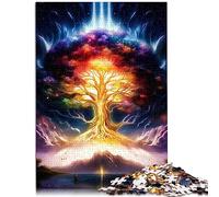 Puzzle pour Adultes Cosmic Tree of Life 1000 pièces Puzzles en Bois pour Adultes et Enfants à partir de 12 Ans Relax Puzzles Jeux Taille : 50x75 cm
