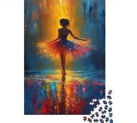 Puzzle pour Adultes Danse de Ballet 1000 pièces Puzzles pour Adultes Puzzles en Bois pour Adultes et décoration de la Maison Puzzle Jouets 1000 pièces (75x50cm)