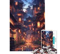 Puzzle pour Adultes de 1000 pièces Ambiance année Lunaire Anime défi à relever Jeu Manuel Difficile Convient aux Personnes de 14 Ans et Plus 38x52cm