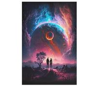 Puzzle pour Adultes De 1000 Pièces, Amour Cosmique, Puzzles en Bois, Défi Cérébral, Jeu De Jouets 78×53cm