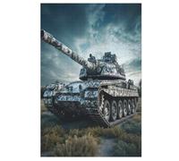 Puzzle pour Adultes De 1000 Pièces, Char, Puzzles en Bois, Défi Cérébral, Jeu De Jouets 78×53cm