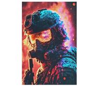 Puzzle pour Adultes De 1000 Pièces, Couleur Militaire, Puzzle en Bois, Défi Cérébral, Jeu De Jouets （78×53cm）