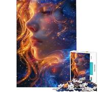Puzzle pour Adultes de 1000 pièces Déesse Poussière d'étoiles Porte-Bonheur Un défi Difficile à relever Jeu de réflexion pour Les 14 Ans et Plus (38x26cm)