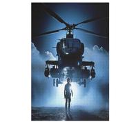 Puzzle pour Adultes De 1000 Pièces, hélicoptère, Puzzles en Bois, Défi Cérébral, Jeu De Jouets （78×53cm）