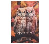 Puzzle pour Adultes De 1000 Pièces, Hibou, Puzzles en Bois, Défi Cérébral, Jeu De Jouets 78×53cm
