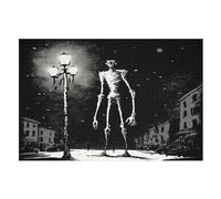 Puzzle pour Adultes De 1000 Pièces, Horreur Art, Puzzles en Bois, Défi Cérébral, Jeu De Jouets （75×50cm）