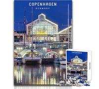 Puzzle pour Adultes de 1000 pièces, Jeu intellectuel Copenhagen Toy, Une œuvre d'art éducative, Dimensions 38x26cm