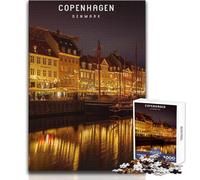 Puzzle pour Adultes de 1000 pièces, Jeu intellectuel Copenhagen Toy, Une œuvre d'art éducative, Dimensions 38x26cm