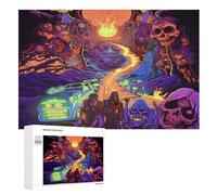 Puzzle pour Adultes De 1000 Pièces, Jungle Sauvage, Puzzles en Bois, Défi Cérébral, Jeu De Jouets （75×50cm）