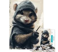 Puzzle pour Adultes de 1000 pièces Monsieur Rat Un défi Difficile à relever Un Jeu de réflexion Stimulant pour Les 14 Ans et Plus (50x75cm)
