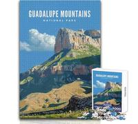 Puzzle pour Adultes de 1000 pièces, Parc National des Monts Guadalupe, Jeu de Puzzle Unique et Stimulant, Cadeau d'anniversaire, Dimensions 38x52cm
