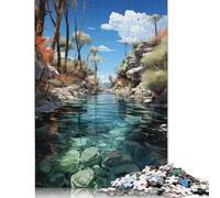 Puzzle pour adultes de 1000 pièces, puzzle en papier Sérénité maldive, convient aux adultes et aux plus de 18 ans, jeu de puzzle familial 38 x 26 cm/1000 pièces.