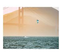 Puzzle pour Adultes de 1000 Pièces, Puzzle Impossible-Kitesurf,Parachute,Eau,Pont,Brouillard 70x50cm