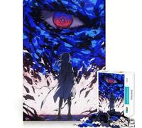 Puzzle pour Adultes de 1000 pièces représentant Une Fille d'anime Face à Un œil géant Découpe de Haute précision,Facile à Apprendre et idéal pour Toute la Famille (50x75cm)