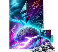 Puzzle pour Adultes de 1000 pièces sur Le thème du réseau Ethereum Un Jeu de réflexion Stimulant pour développer Son Intelligence Un Une véritable œuvre d'art (38x52cm)