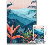 Puzzle pour Adultes de 1000 pièces, thème Minimaliste forêt, idéal pour se détendre Le Soir, Parfait pour Un W nd à la Maison ou comme Cadeau de Noël Secret Dimensions 50x75cm