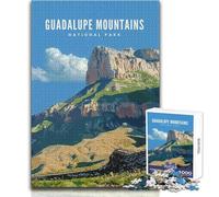 Puzzle pour Adultes de 1000 pièces, thème Monts Guadalupe, Jeu de Puzzle Unique et Stimulant, Cadeau d'anniversaire idéal Dimensions 38x26cm