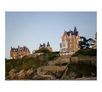 Puzzle pour Adultes De 1500 Pièces, Jouets de Jeu Difficile-Maison,Architecture,Escaliers,Sable,Rivage 87x57cm
