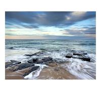 Puzzle pour Adultes De 500 Pièces, Jouets de Jeu Difficile-Côte,Pierres,Horizon 52x38cm