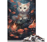 Puzzle pour Adultes « Devenir Un Chaton Koi » - 500 pièces - Puzzle en Bois pour Adultes et à partir de 18 Ans - Jeu Stimulant - 500 pièces (52 x 38 cm)