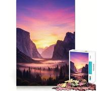 Puzzle pour Adultes du Parc National de Yosemite,1000 pièces,Jeu de mémoire Amusant,Assemblage Stable,pièces Qui ne bougent Pas,Format Compact,idéal pour des Moments de Jeu en Famille (50x75cm)