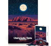 Puzzle pour Adultes du Parc National d'Uluru-Kata Tjuta, 1000 pièces, Exercice cognitif, détente Facile, Bords Nets, pour Les fêtes (50x75cm)