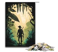 Puzzle pour Adultes Eldorado Treasure Quest 1000 pièces Puzzle en Bois pour Adultes et Enfants à partir de 14 Ans 75 x 50 cm