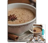 Puzzle pour Adultes en Bois, Masala Chai with Star Anise, 1000 pièces