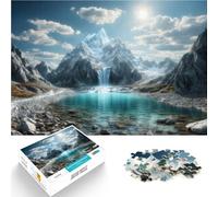 Puzzle pour Adultes et Adolescents 1000 pièces Eaux claires des Montagnes Fait de Bois Convient aux Personnes âgées de 14 Ans et Plus Coupe de précision Cadeau pour Les Anniversaires。